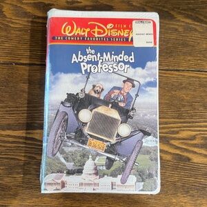 Walt Disney The Absent-Minded Professor VHS. Sealed/unopened. (seal is torn)